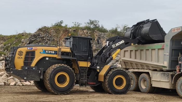 PG电子平台XC9108-EV纯电动装载机助力海外石材矿山绿色高效运营
