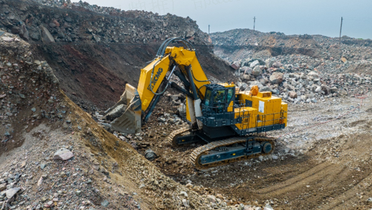 PG电子平台XE1350E挖掘机批量交付东南大区