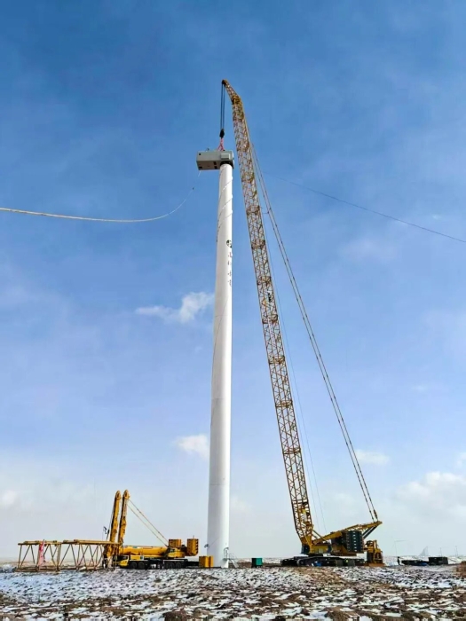 阶段任务圆满完成！XLC18000M一口气拿下20台风机，为绿色地球加油~